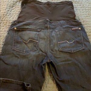 7 For All Mankind Maternity Jeans Size 27